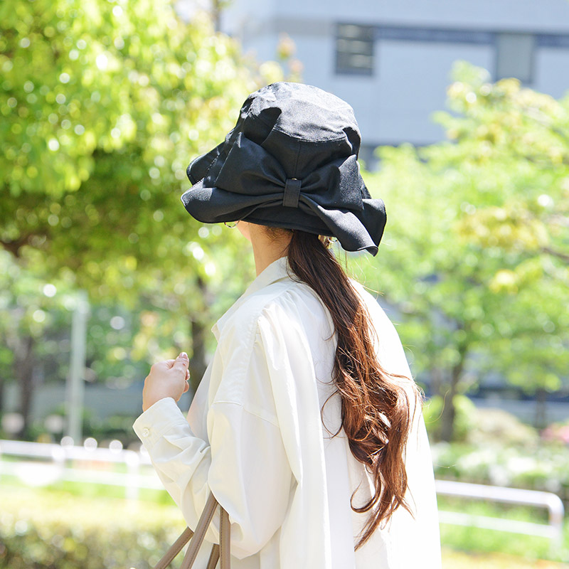 韓国購入♥ウール女優帽女優ハットつば広♥未使用 H68pPLKwxP, 帽子