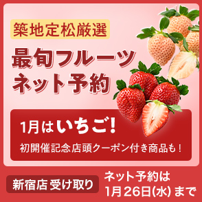 築地定松フルーツネット予約