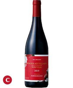 c ［ポール・ボーデ］ボージョレ・ヴィラージュ・ヌーヴォー（赤）