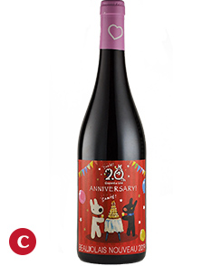 c ［ガスパール・エ・リサ］ボージョレ・ヌーヴォー（赤）