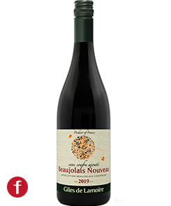 f ［ジル・ド・ラモア］ボージョレ・ヌーヴォー （酸化防止剤無添加）（赤）