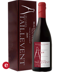 e ［タイユヴァン］ボージョレ・ヴィラージュ・ヌーヴォー ・プレミアム・レゼルヴ [ギフトボックス入り]（赤） 