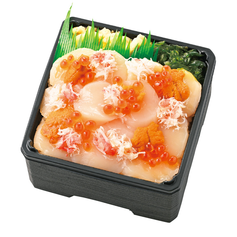 ほたて華寿しの海鮮ミルフィーユ弁当