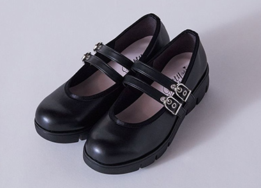 トゥーストラップバレエスニーカー　BL