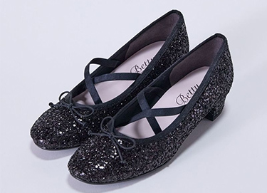 グリッターバレエシューズ　BL