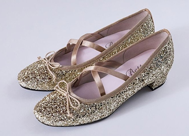 グリッターバレエシューズ　PT