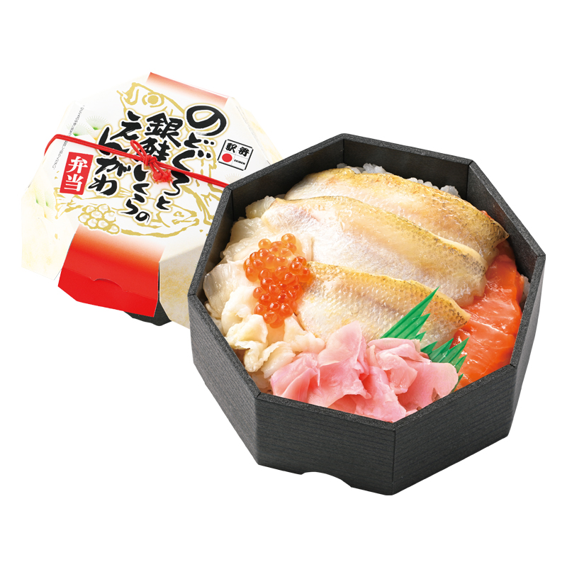 のどぐろと銀鮭いくらのえんがわ弁当