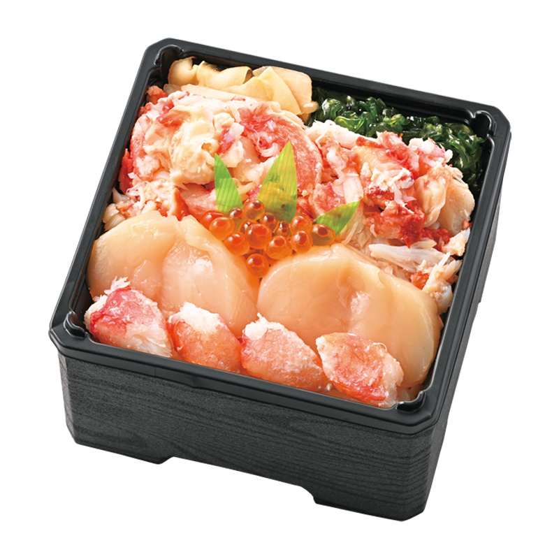 タラバとずわいとほたてちらし