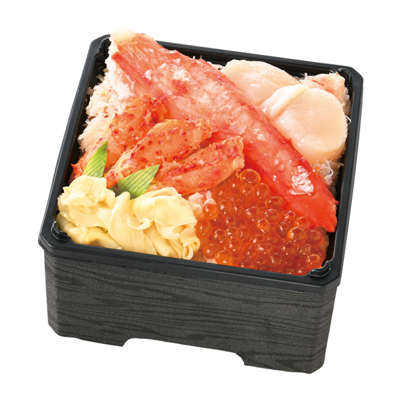 たらば・花咲・ずわいの食べ比べ