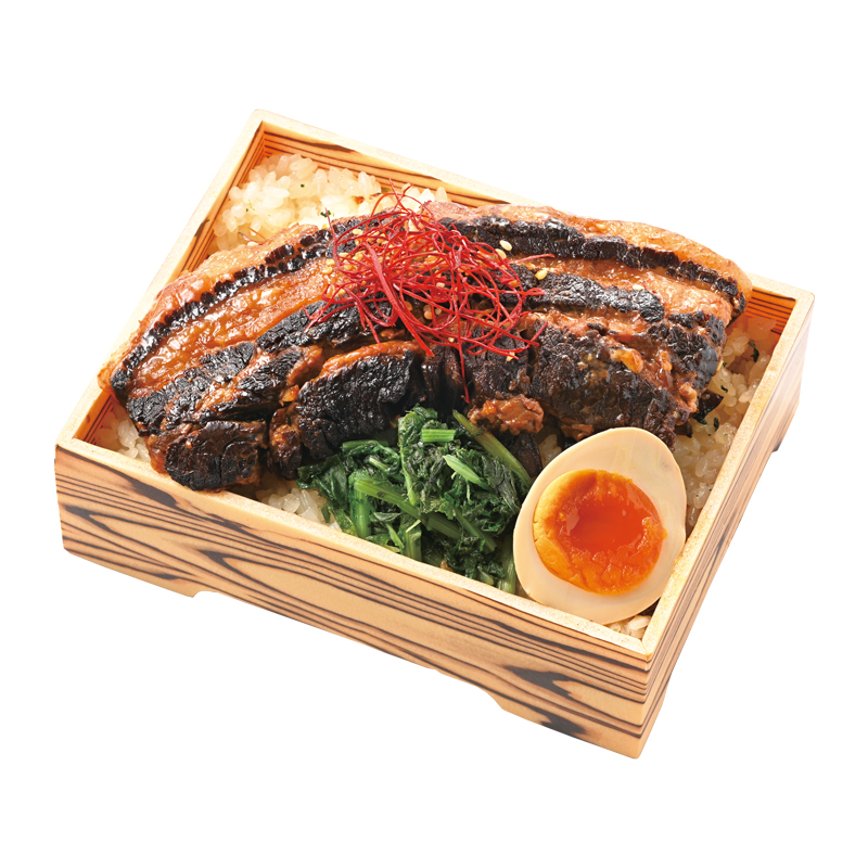 大ぶり！トロッと角煮めし