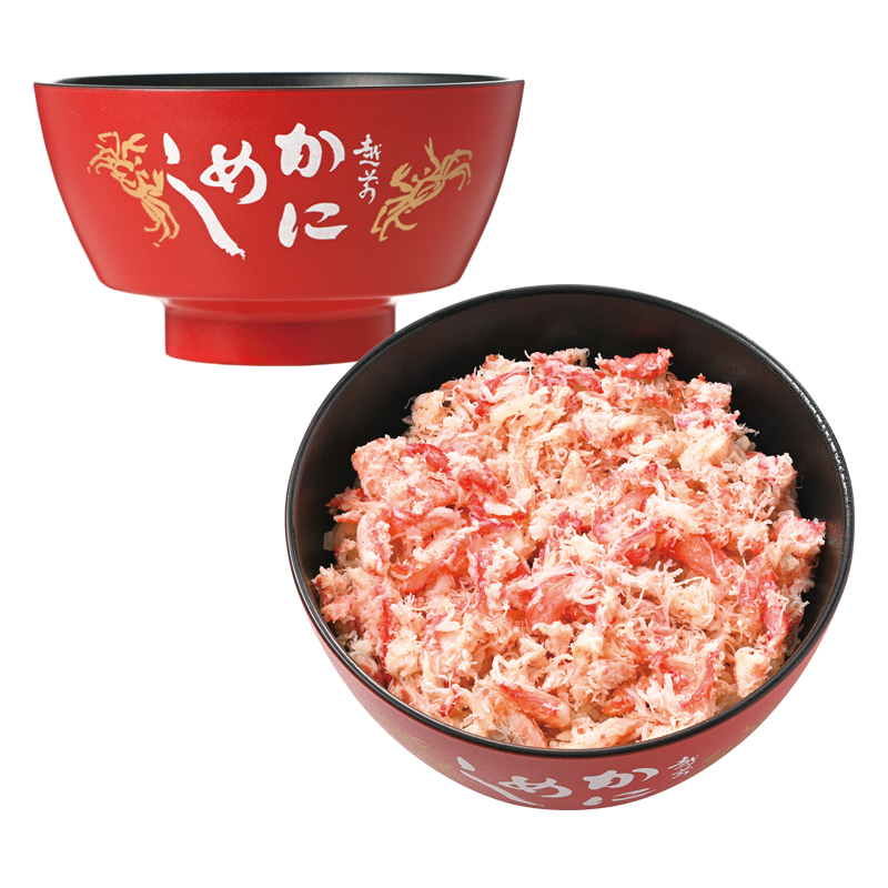 塗椀付き弁当　越前かにめし