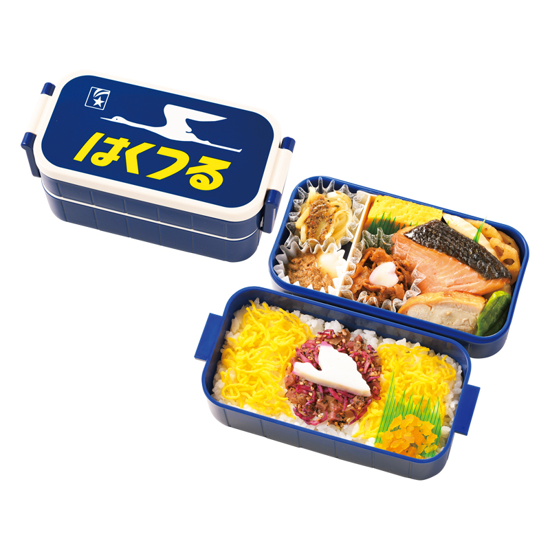 寝台特急ヘッドマーク2段弁当　はくつる