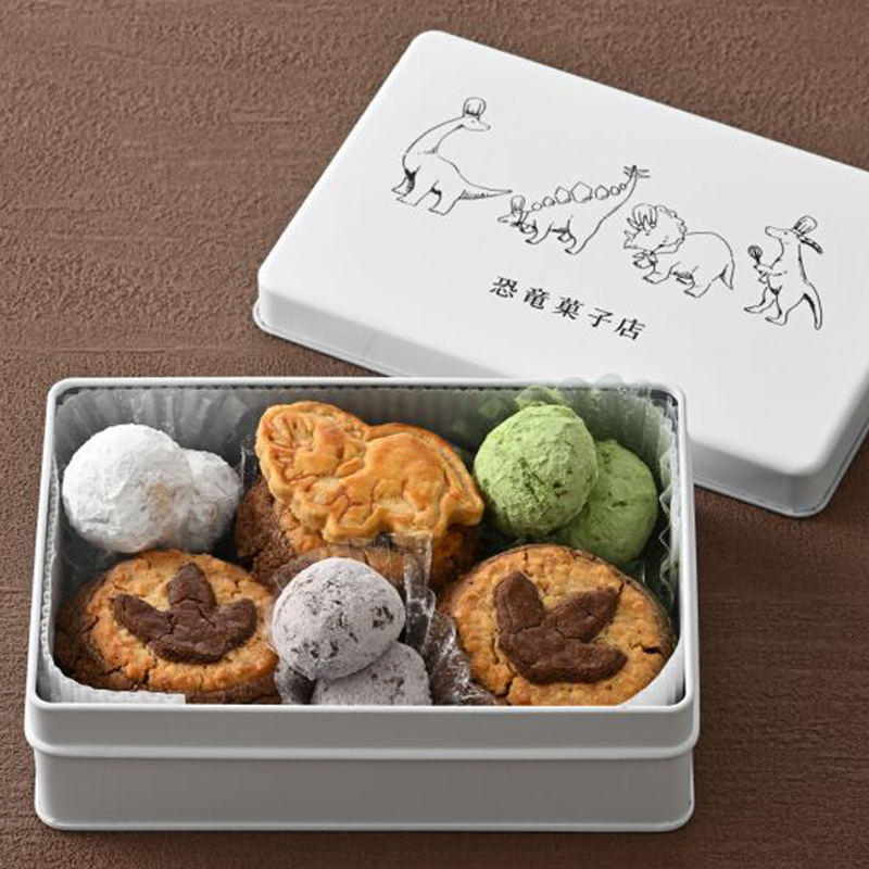 恐竜サブレ缶（草食恐竜）