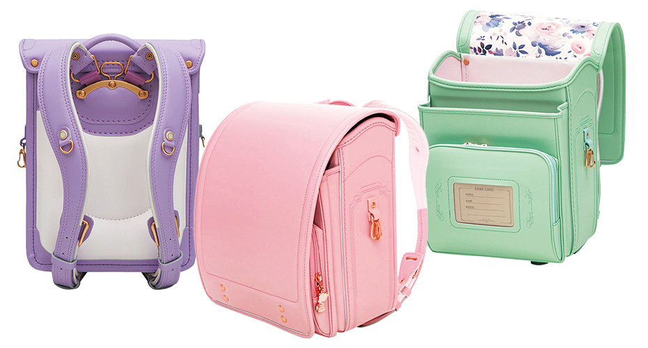 大人の女性のバッグをイメージ。ピンクゴールド金具や花柄がおしゃれ。