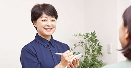 お客様のご要望を丁寧に伺います