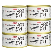 【ご自宅用限定品】日本水産　銀ざけ中骨水煮6缶セット