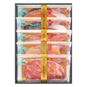 【夏の贈り物】京都 辻が花　レンジで魚と肉の柚香西京漬　KN-4　直送品
