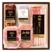【夏の贈り物】マイスター山野井　焼豚とハムスライスセット　YA-50　直送品
