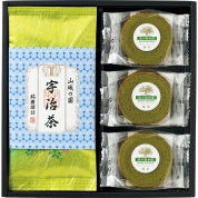 ［銘茶と洋菓子］宇治茶と抹茶バウム詰合せ MBU