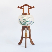 【盆提灯】<岐阜提灯伝統工芸士シリーズ伝匠美>No.54002 二重芙蓉10号[芙蓉]　