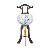 【盆提灯】<大内行灯>No.51302 景樹10号[秋草]　