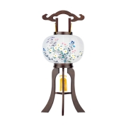 【盆提灯】<大内行灯>No.404A 鳳樹10号[秋草]　