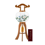 【盆提灯】<ミニ行灯>No.41397 芙蓉9号[芙蓉]　