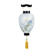 【盆提灯】<御所提灯>No.10253 鳳琳[都忘れに桔梗]　