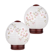 【盆提灯】<現代行灯>No.24720N ほのか華1号(SAKURA)(一対入)[桜]　