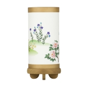 【盆提灯】<現代行灯>No.23312 雅4号[四季花]