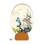 【盆提灯】<現代行灯>No.22692 ELLIPSE(エリプス)[四季花]　