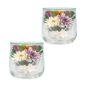 【盆提灯】<プリエール>No.7943N プリエールSS2(一対入)[菊]　