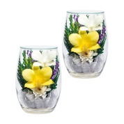 【盆提灯】<プリエール>No.7984 プリエールSAB(一対入)[蘭]　