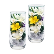 【盆提灯】<プリエール>No.7985 プリエールMAB(一対入)[蘭]　