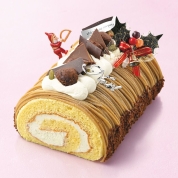 【桜ヶ丘店お渡し】34[shirokane sweets TOKYO]皇室献上栗 山江栗のブッシュドノエル