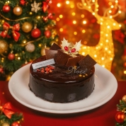 【配送】114[shirokane sweets TOKYO]カカオの香りを楽しむプレミアムミロワールショコラ 5号 クリスマススタイル