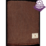 ［JOGAN GAUZE］アルパカ混1重ガーゼスローケット JGTK-2500-BR