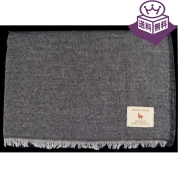 ［JOGAN GAUZE］アルパカ混1重ガーゼストール BAIG-1200-BK