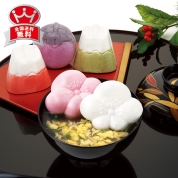 ［京都　辻が花］京のお茶漬とお吸物迎春最中詰合せ　ＳＴ－３０Ａ