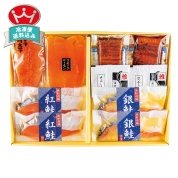 ［美飾遊膳］鮭・魚卵と鰻蒲焼詰合せ　ＳＧＵ－５０Ｒ