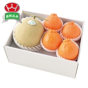 ［築地定松］マスクメロン＆デコポン