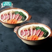 ［美濃吉］壬生菜と九条ねぎの合鴨つくね鍋　ＫＡ－５０