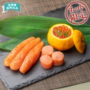 【ネット限定】美飾遊膳　いくら醤油漬・辛子明太子詰合せ　MI-40　直送品