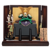 [久月]加藤峻厳作 兜平飾り　