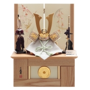 [久月]平安武久作 兜収納飾り　