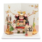 [久月]幸一光作 鎧着大将飾り　