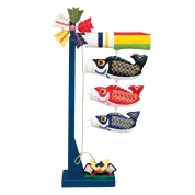 [久月]鯉のぼり室内つるし飾り　