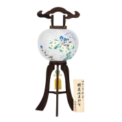 <大内行灯>No.43396 二重景樹9号[菊に桔梗]　