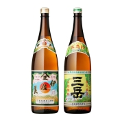 【福袋(食品)】本場鹿児島を代表する芋焼酎「伊佐美」・「三岳」1800ml×2本セット