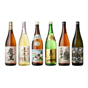【福袋(食品)】魔王・薩摩茶屋含む鹿児島焼酎　1800ml×6本セット